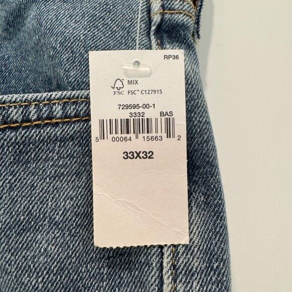 NWT Men's GAP slim jeans 33x34 - Picture 4 of 5